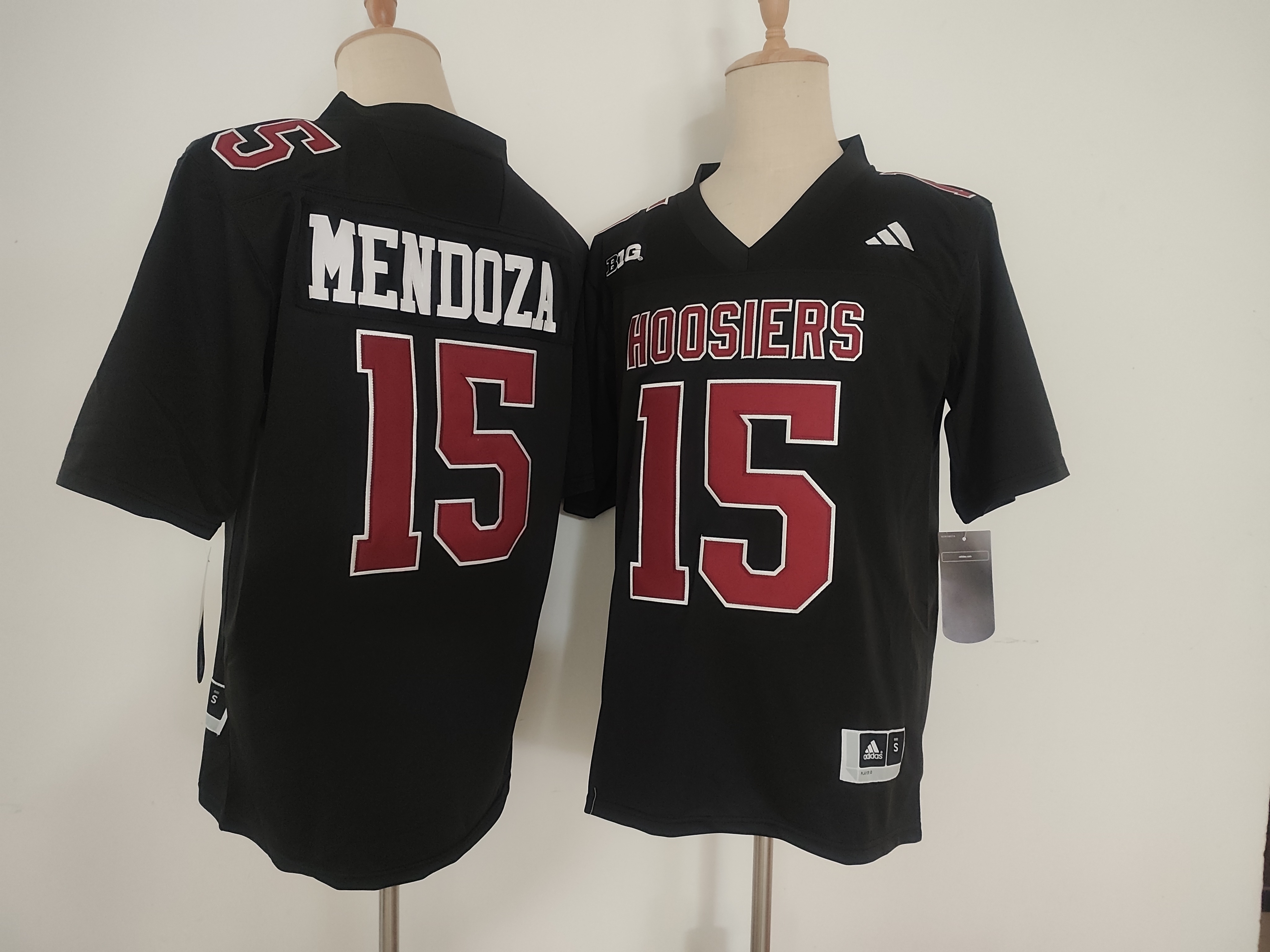 Men's Indiana Hoosiers #15 Fernando Mendoza Black Stitched Basketball Jersey
